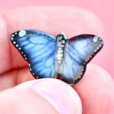 Blue Butterfly Necklace