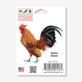 Bantam Rooster Nature Sticker