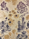 Autumn Wildflowers Screenprint 22x22in