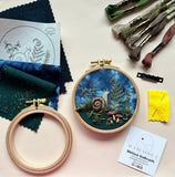 Woodland Snail -3D Raised Stitching -Advanced Embroidery Kit