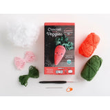 Crochet Your Veggies Amigurumi Kit Carrot: Everything You Need Is Included: 100%-Cotton Yarn, Crochet Hook, Stitch Marker, Tapestry Needle, Fiberfill by Schiffer Publishing