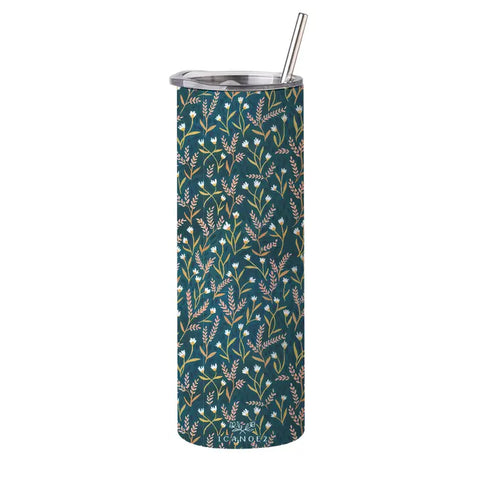 Field Floral Navy Tumbler