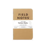 Original Mixed Kraft 3-Packs (Field Notes)