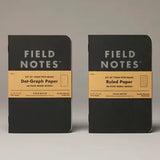 Pitch Black Dot- Graph Paper (Field Notes)