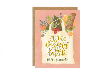 "You're the Best of the Bunch. Happy Birthday!" Greeting Card