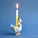 Heirloom Porcelein Blue Goose Cake Topper