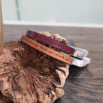 You Are Stronger - Leather Bracelet
