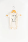 Bright Eyed Bushy Tailed Baby Onesie