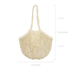Cotton Mesh Sturdy Sustainable Tote Bag