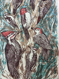 Eastern Woodpeckers screen print