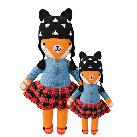 Sadie the Fox Knit Doll