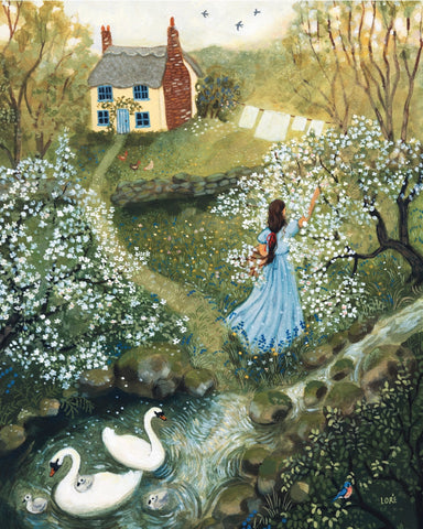 Bluebird Art Print by Loré Pemberton