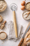13" Danish Dough Whisk with Wood Handle