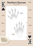Animal Tracks of the Midwest Playing Cards
