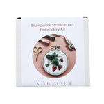 Stumpwork Strawberries - Intermediate Hand Embroidery Kit