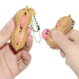 Peanut Squeeze Keychain Toys