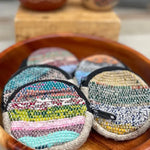 Circular Sari Coin Purse