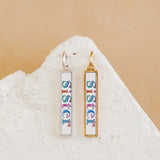 Watercolor Sister Charm Pendant