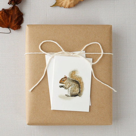 Squirrel Mini Notecard by Emily Lex
