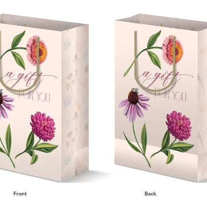 "A Gift For You" Floral Gift Bag