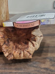 Be You Bravely  - Leather Bracelet with Butterfly Rose Gold