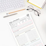 Making A Decision Planner: 50-Page Notepad