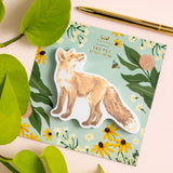 Red Fox Sticky Notes