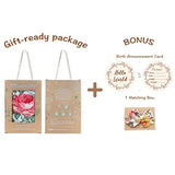 Miaoberry Bamboo Cotton Muslin Floral Swaddle Blankets