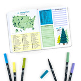 Dual Brush Pen Art Markers: Landscape - 10-Pack