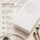 Primed Stretched Canvas For Acrylic & Oil Painting