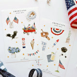 Americana Sticker Sheets (emily lex studio)