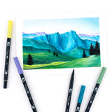 Dual Brush Pen Art Markers: Landscape - 10-Pack