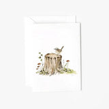 Tree Stump Mini Enclosure Notecard