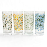 Roadside Blooms Tall Juice Glass Set
