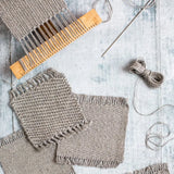 Flax & Twine Cherry Hand Loom Kit with Weaving Resources Guide
