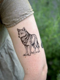 Wolf Temporary Tattoo