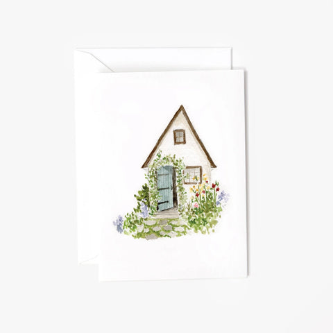 Garden Cottage Mini Notecard by Emily Lex
