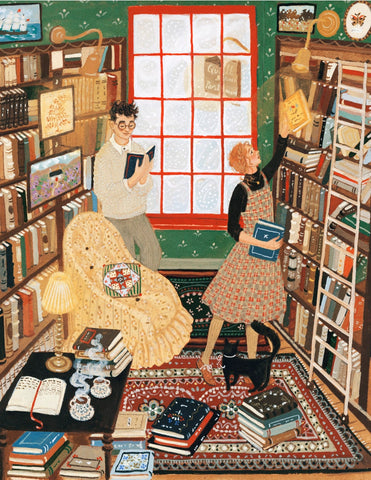 Quill and Parchment Card by Loré Pemberton