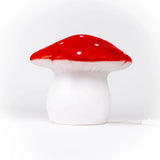 Large Red Mushroom Lamp w/ Plug