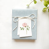 Garden Rose Stem Mini Enclosure Notecard (Emily Lex)