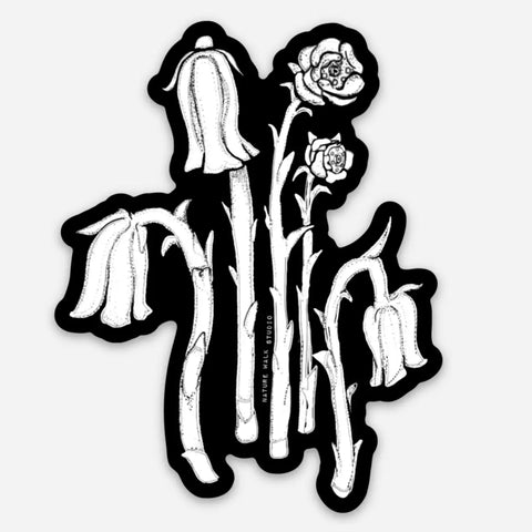 Ghost Pipe Fungi Decal