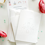 Fairytale Paintable Watercolor Notecard Set by Emily Lex