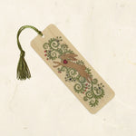 Leaping Hare Wood Bookmark with Tassel