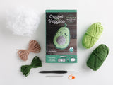 Crochet Your Veggies Amigurumi Kit Avocado: Everything You Need Is Included: 100%-Cotton Yarn, Crochet Hook, Stitch Marker, Tapestry Needle, Fiberfill by Schiffer Publishing