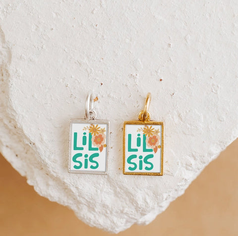Lil Sis Pendant Necklace Charm