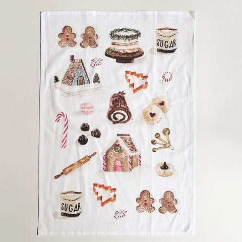 Christmas Sweets Tea Towel