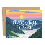 Smoky Mountains Friendship Greeting Card