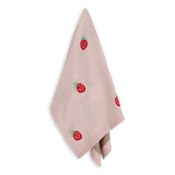 Strawberry - Organic Cotton Jacquard Baby Blanket
