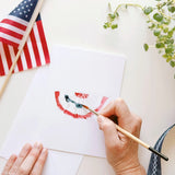 Americana Paintable Watercolor Notecard Set (emily lex studio)