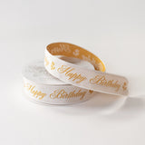 Happy Birthday | Embroidered Ribbon